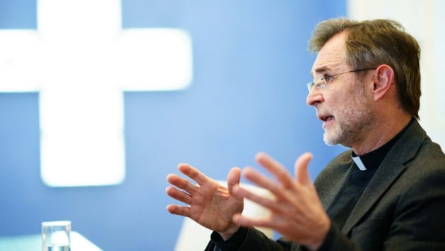 Josef Grünwidl (62), designierter Erzbischof von Wienkopf