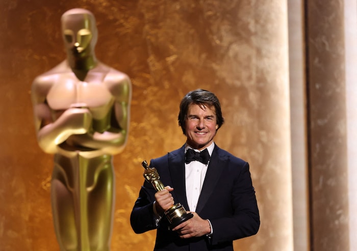 Hollywood-Star Tom Cruise hat bei der Governors Awards-Gala in Los Angeles einen Ehren-Oscar ...
