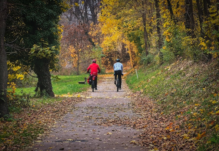 Radfahren im Herbst ist etwas ganz Besonderes.