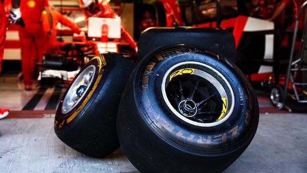 Die Reifen der Formel-1-Boliden