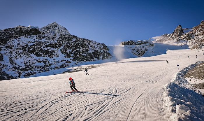 Diese Aufnahmen vom Stubaier Gletscher entstanden bereits im Oktober.