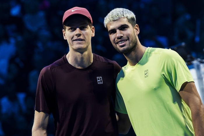 Jannik Sinner und Carlos Alcaraz