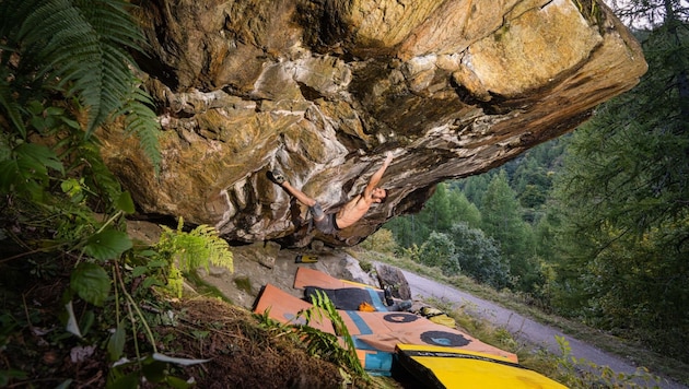 „Exodia“ könnte der weltweit erste Boulder im Schwierigkeitsgrad 9A+ sein.