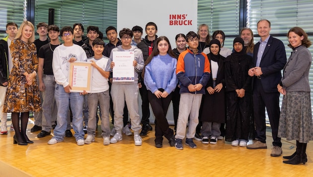 Die Mittelschule Hötting ergattert mit „Experimente“ den ersten Preis.