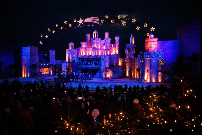 So sah die weltgrößte Weihnachtskrippe im Vorjahr aus.