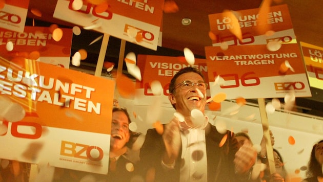 Aus Blau wurde Orange: Jörg Haider gründete 2005 das BZÖ.