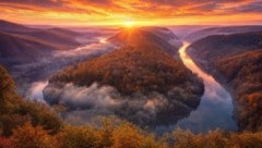 Die Saarschleife in Deutschland von Leserreporter Stefan E. fotografiert.