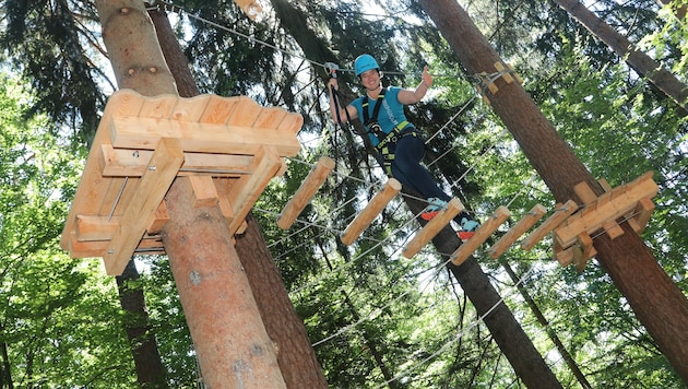 Ein Kletterpark – ähnlich wie dieser – könnte in der Bodensee-Gemeinde entstehen.