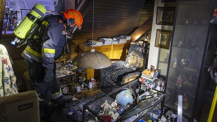 In Krems brannte es in einer Wohnung.