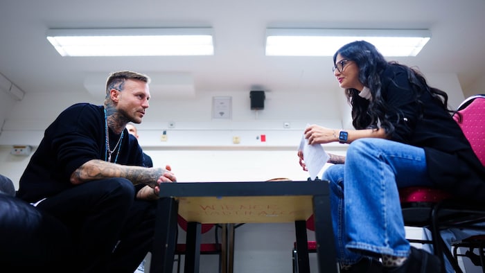 Der Berliner-Rapper im Gespräch mit der „Krone“ (Nadi Adana) kurz vor dem Auftritt in der ...