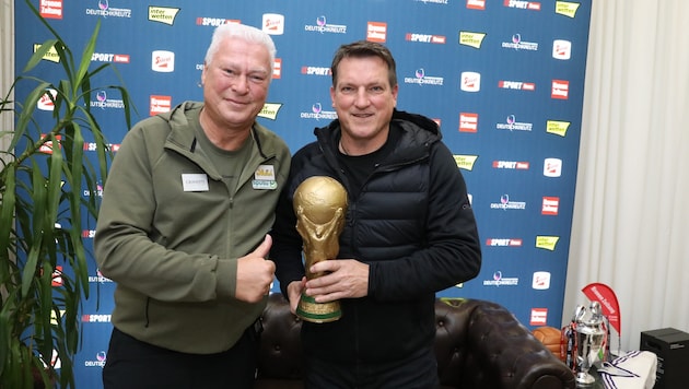 Toni Polster und Andreas Herzog spielten 1990 und 1998 bei den Weltmeisterschaften in Italien ...