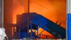 Das Feuer war gewaltig