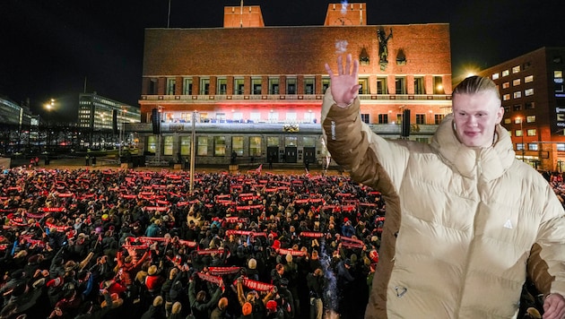 Mega-Empfang für Erling Haaland und Co.