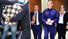 Von links: Hansjörg Mayr, Sprecher der Staatsanwaltschaft Innsbruck, Landespolizeidirektor ...