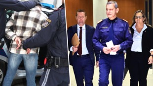 Von links: Hansjörg Mayr, Sprecher der Staatsanwaltschaft Innsbruck, Landespolizeidirektor ...