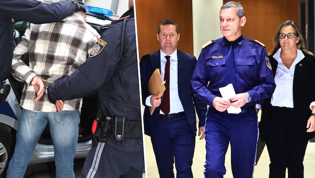 From left: Hansjörg Mayr, spokesman for the Innsbruck public prosecutor's office, provincial ...