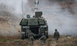 Spanische Soldaten während einer NATO-Übung in Lettland 