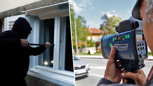 Von Einbrüchen bis hin zu Geschwindigkeitsdelikten: Auch zu diesen Themen liefert die Statistik ...