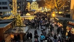 Weihnachtsmarkt in Bregenz – bereits eröffnet. 