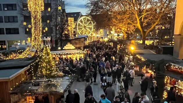 Weihnachtsmarkt in Bregenz – bereits eröffnet.