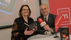 „Kärntner Krone“-Chefredakteur Hannes Mößlacher und Redakteurin Christina Natascha Kogler im ...