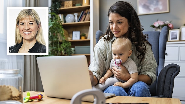 Elisabeth Mattersdorfer (kl. Bild), Expertin für Frauen- und Gleichstellungsthemen in der AK ...