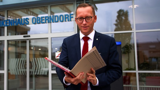 Bürgermeister Georg Djundja schaut in die Zukunft,