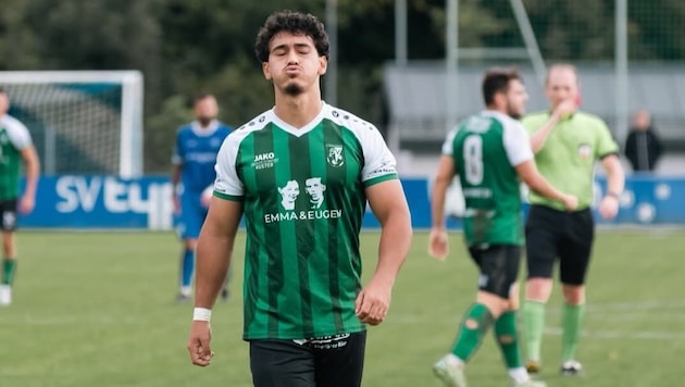 Ömer Efe Tas erzielte im Herbst zehn Tore in der Eliteliga Vorarlberg für den Dornbirner SV.