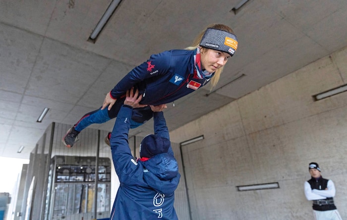 Hannah Wiegele hebt in Lillehammer ab, hat Olympia im Visier.