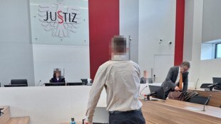 Anwalt Roland Heindl (re.) legte sich am Landesgericht Eisenstadt für seinen Mandanten ...