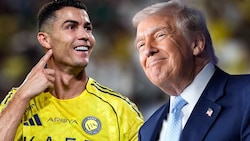 Cristiano Ronaldo ist heute bei US-Präsident Donald Trump im Weißen Haus zu Gast.