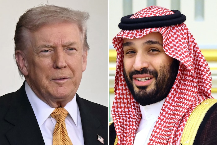 Donald Trump (li.) und der saudische Kronprinz Mohammed bin Salman