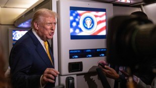 Wutausbruch über den Wolken – der US-Präsident beschimpfte und bedrohte eine Reporterin.