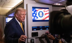 Wutausbruch über den Wolken – der US-Präsident beschimpfte und bedrohte eine Reporterin.
