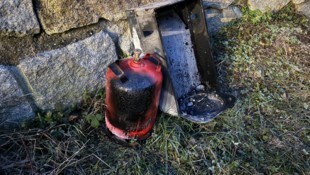 Mit dieser Gasflasche hatte der Verletzte hantiert.
