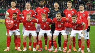 Österreichs Startelf für das letztendlich erfolgreich bestrittene WM-Quali-Finale gegen Bosnien ...