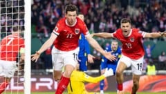 Michael Gregoritsch scheint’s kaum fassen zu können: Dank seines Treffers zum 1:1 im ...