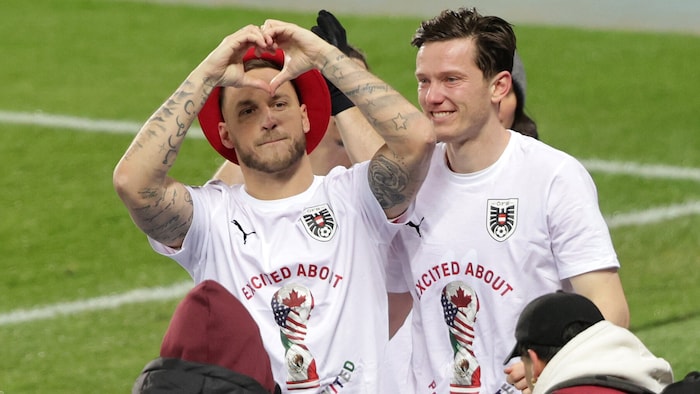 Michael Gregoritsch (rechts) wurde zum Matchwinner.