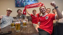 Die rot-weiß-roten Fans drückten in der Bar 28 in Graz die Daumen – am Ende erfolgreich.