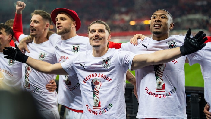 Das ganz große Ziel wurde erreicht: Bei den ÖFB-Teamspielern gab es nach der WM-Qualifikation ...