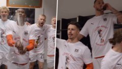 Partystimmung beim ÖFB-Team