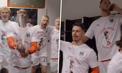 Partystimmung beim ÖFB-Team