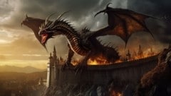So stellt sich ein KI-Algorithmus einen Fantasy-Drachen vor. Um solche Bilder erstellen zu ...