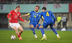 Bosnien in der WM-Quali gegen Österreich.