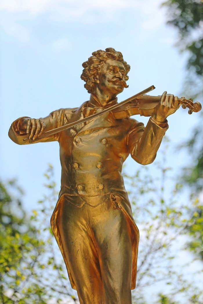 Meistfotografiert: Strauss-Denkmal im Wiener Stadtpark.