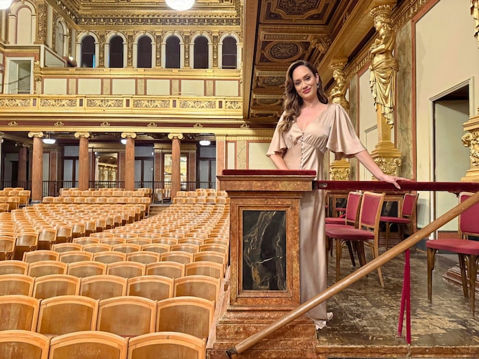 Eine Station in der neuen REISEZEIT-TV-Sendung: Sasa Schwarjirg zu Besuch im Wiener Musikverein, ...