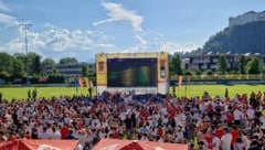 Die Fanzone in Nonntal kam bei der Euro gut an.