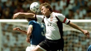 Das 1:2 gegen Italien 1998 in Paris (im Bild Toni Polster gegen Paolo Maldini) war Österreichs ...