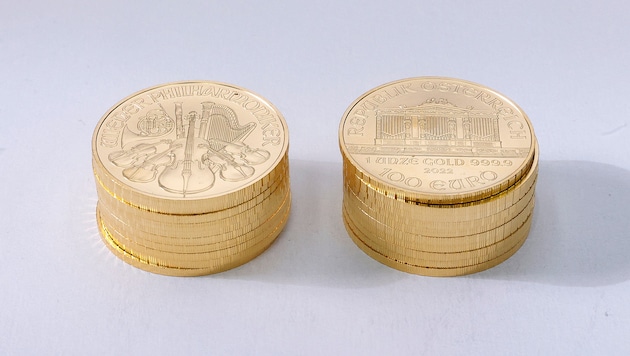 Gold ist aktuell voll im Trend, auch als Geschenk. (Symbolbild)