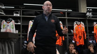 Dan Lacroix sprach vor dem Training zu seinen Cracks